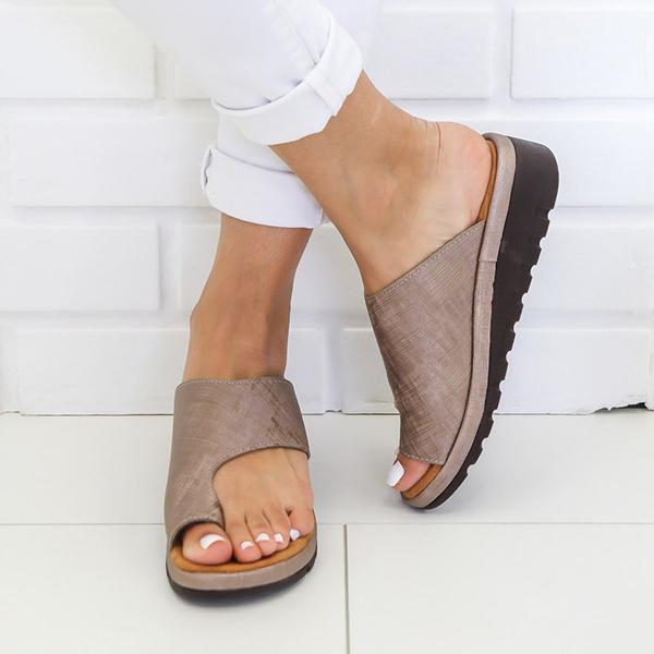 Corashoes Slip-On Comfy Platform Sandals