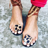 Corashoes Women Lace Up Boho Sandals