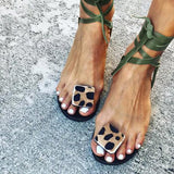 Corashoes Women Lace Up Boho Sandals