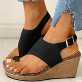 Corashoes Toe Ring Cutout Slingback Sandals