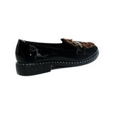 Corashoes Tris Patent Slip-On Flat Loafers