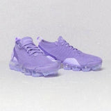 Corashoes Women Round Toe Pu All Season Purple Sneakers