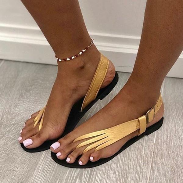 Corashoes Women's Summer Unique Design Flat Sandals