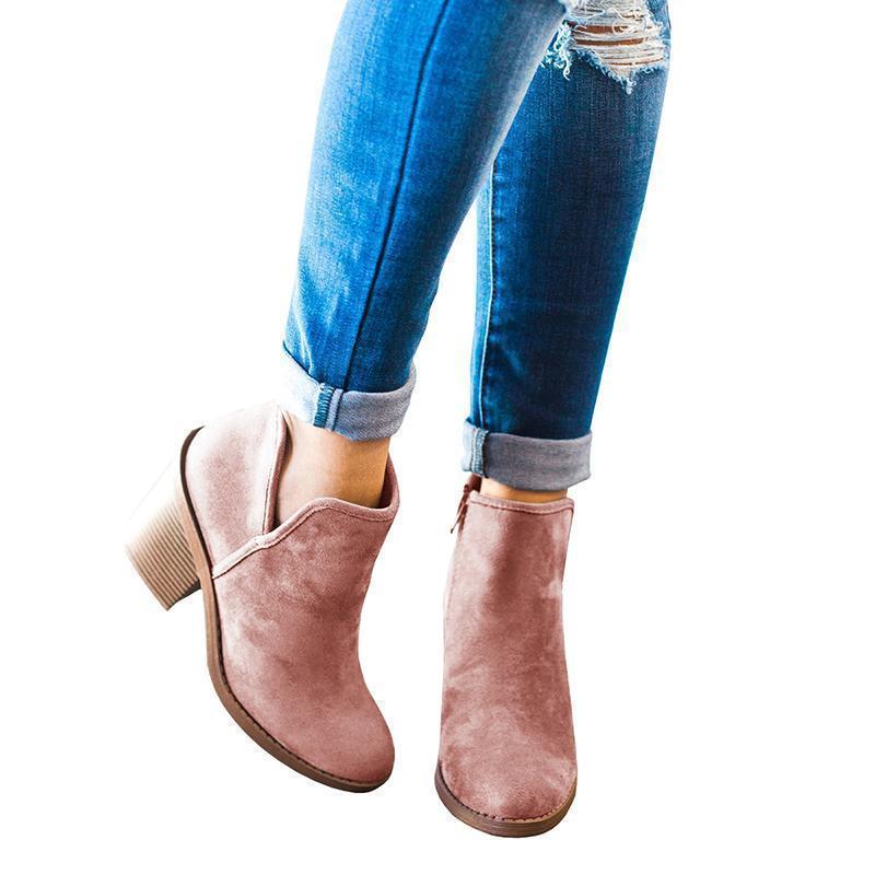 Chellysun 2018 New Stylish Suede Boots Boots Women - Chellysun