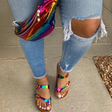 Corashoes Fashion Button Summer Sandals