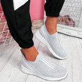 Corashoes Studded Slip On Trainers Sneakers