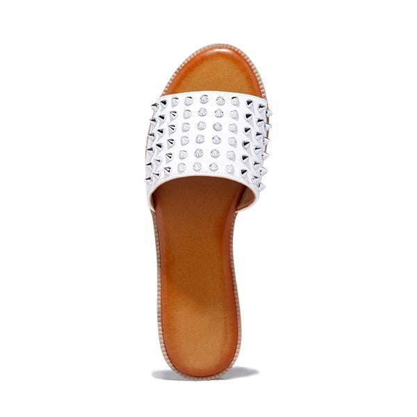 Corashoes Women's Slip-On Studs Slippers