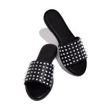 Corashoes Women's Slip-On Studs Slippers