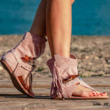 Corashoes Open Toe Flat Sandals