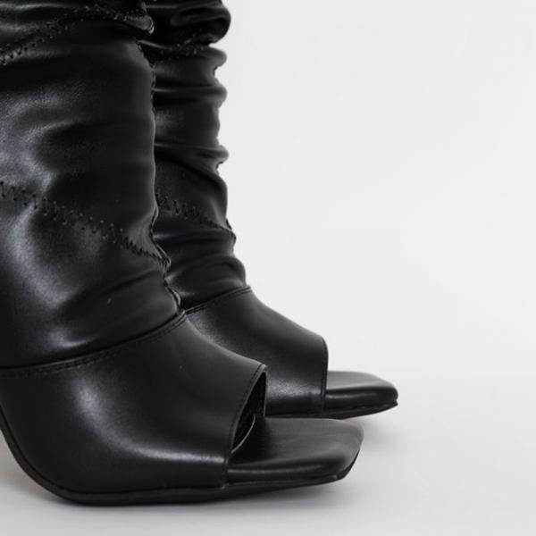 Corashoes Elastic Pleated Boots