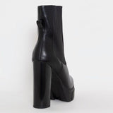 Corashoes Platform Zipper Fashion High Heel Boots