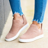 Corashoes Slip-On Round Toe Breathable Sneakers