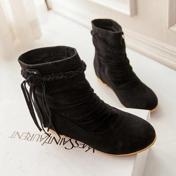 Corashoes Autumn And Winter Fringed Scrub Boots