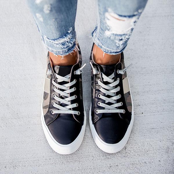 Corashoes Summit Fsux Leather Camo Sneakers