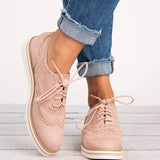 Corashoes Lace Up Perforated Oxfords Shoes